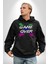 Game Over Oyun Bitti Erkek Kadın Siyah Dijital Baskılı Kapüşonlu Sweatshirt Hoodie 3