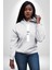 Vazgeçme Erkek Kadın Beyaz Dijital Baskılı Kapüşonlu Sweatshirt Hoodie 2