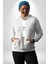 Vazgeçme Erkek Kadın Beyaz Dijital Baskılı Kapüşonlu Sweatshirt Hoodie 3