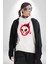 Kırmızı Ateş Kurukafa Rock Erkek Kadın Beyaz Dijital Baskılı Kapüşonlu Sweatshirt Hoodie 1
