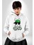 Paskalya Tavşanı Hip Hop Yeşil Şapka Erkek Kadın Beyaz Dijital Baskılı Kapüşonlu Sweatshirt Hoodie 1
