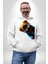 Cool Tedy Renkli Ayıcık Gözlük Erkek Kadın Beyaz Dijital Baskılı Kapüşonlu Sweatshirt Hoodie 5