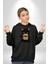Nope Kedi Mizahi Kahve Tasarımı Erkek Kadın Siyah Dijital Baskılı Kapüşonlu Sweatshirt Hoodie 2