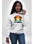 Retro Palmiye Güneş 80 90 Erkek Kadın Beyaz Dijital Baskılı Kapüşonlu Sweatshirt Hoodie 4