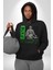 Sokak Sitili Heykel Kadın Savaşcı Erkek Kadın Siyah Dijital Baskılı Kapüşonlu Sweatshirt Hoodie 2