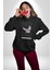 Sevimli Güvercin Beyaz Barış Sokak Sitili Erkek Kadın Siyah Dijital Baskılı Kapüşonlu Sweatshirt Hoodie 4