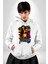 Kayakcı Kız Erkek Kadın Beyaz Dijital Baskılı Kapüşonlu Sweatshirt Hoodie 4
