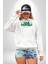 Sev Kendini Olumlu Bakış Açısı Yazılı Erkek Kadın Beyaz Dijital Baskılı Kapüşonlu Sweatshirt Hoodie 1
