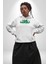 Sev Kendini Olumlu Bakış Açısı Yazılı Erkek Kadın Beyaz Dijital Baskılı Kapüşonlu Sweatshirt Hoodie 2