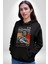 Julius Sezar Antil Heykel Erkek Kadın Siyah Dijital Baskılı Kapüşonlu Sweatshirt Hoodie 5