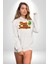 Uzaylı Yabancılarla Konuşma Erkek Kadın Beyaz Dijital Baskılı Kapüşonlu Sweatshirt Hoodie 1
