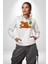 Uzaylı Yabancılarla Konuşma Erkek Kadın Beyaz Dijital Baskılı Kapüşonlu Sweatshirt Hoodie 4