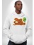 Uzaylı Yabancılarla Konuşma Erkek Kadın Beyaz Dijital Baskılı Kapüşonlu Sweatshirt Hoodie 5