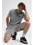 ECKO UNLTD Trınıty Gri Örme Şort Nakışlı Standard Fit Erkek Örme Şort 3