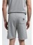 ECKO UNLTD Trınıty Gri Örme Şort Nakışlı Standard Fit Erkek Örme Şort 4