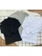 Unisex Çocuk 3ADET Gri Siyah Beyaz Fitilli Yumuşacık Yarım Balıkçı Bady Badi 1