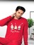 Baskılı Pamuk Erkek Yeni Yıl Pijama Takımı (Noel Baba) 3