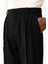 Siyah Yüksek Bel Pileli Relaxed Fit Baggy Erkek Pantolon 5