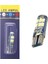 Park Ampulü Dipsiz 15 led Fiber Silikon T10 12V 5W Beyaz 1