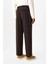Kahve Yüksek Bel Pileli Relaxed Fit Baggy Erkek Pantolon 5