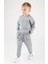 Erkek Çocuk Sweatshirt Jogger Takım Nakışlı 2-5 Yaş Pamuklu Şardonlu 3 Ip FV-15917 1