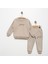 Erkek Çocuk Sweatshirt Jogger Takım Nakışlı 2-5 Yaş Pamuklu Şardonlu 3 Ip FV-15917 1