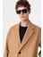 Camel Oversize Erkek Kaban 2