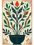Matisse - Boho - Art Deco - Soyut - Doğa ( 3 Lü Çerçevesiz ) Poster - Afiş - Tablo KR2C00018/ 2