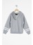 Kapüşonlu Uzun Kol Gri Renk Kız Çocuk Sweatshirt 2