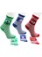 Çoçuk Çok Renkli Desenli Soket Çorap 6'lı Paket 2