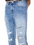 Distressed Slim-Fit Jean Pantolon 3