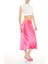 Saten Colorblock Maxi Etek 5