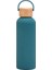 Tcherchı 500 ml Küçük Ağız Termos Bardak Taşınabilir Saplı Bambu Ahşap Kapak Vakum Çift Paslanmaz Çelik Basit Açık Spor Su Şışesı (Yurt Dışından) 1