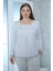 Viskon Melisa Gri Pijama Takımı %100 Pamuk 3