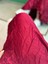 Kırışık Görünümlü Maxi Boy Bordo Saten Etek 3
