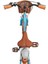 Retro Classic Özel Seri, Hasır Örme Sepetli, Deri Elcikli 20 Jant Çocuk Bisikleti, 6-9 Yaş Çocuk Bisikleti (115-135CM), Unisex 6