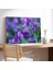 Mor Çiçekler Kanvas Tablo 3