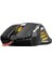 Gamy Siyah Profesyonel Gaming Oyuncu Mouse Optik 3200 Dpı LED USB Işıklı Mouse 5