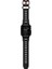 Apple Watch 7 45MM Uyumlu 2in1 Tpu Kasa Koruyuculu Silikon Kordon Mecha Siyah 3