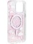 iPhone 16 Pro Max Kılıf Magsafe Uyumlu Parlak Kumlu Sıvılı Pink Dream Quicksand Seri Pembe 5