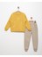 Erkek Çocuk 6-7-8-9 Yaş Pamuklu Şardonlu 3 Ip Sweatshirt Jogger Takım I'm Ok Baskılı 1