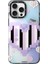 iPhone 15 Pro Max Uyumlu Kılıf Magsafe Şarj Özellikli Love Serisi Kapak Mor 2