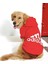 Kırmızı Adidog Kapşonlu Sweatshirt, Orta ve Büyük Irklar Için Köpek Kıyafeti, 1