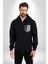 Survey Corps Sembolü (Attack On Titan) Erkek Kadın Siyah Fermuarlı Baskılı Hırka Sweatshirt 1