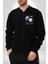 Zar Sokak Stili Erkek Kadın Dijital Baskılı Siyah Kolej Ceket - Unisex 1