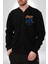 Atletic Los Angeles Erkek Kadın Dijital Baskılı Siyah Kolej Ceket - Unisex 1