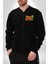 Uzaylı Yabancılarla Konuşma Erkek Kadın Dijital Baskılı Siyah Kolej Ceket - Unisex 1
