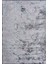 Azur UZ02A Gri Buz Mavi Pamuk Akrilik Yumuşak Dokulu Modern Kilim Halı 1