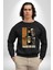 Sonsuza Kadar En Iyi Arkadaşım Beer Iskelet Erkek Kadın Unisex Dijital Baskılı Siyah Sweatshirt 1