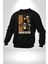 Sonsuza Kadar En Iyi Arkadaşım Beer Iskelet Erkek Kadın Unisex Dijital Baskılı Siyah Sweatshirt 4